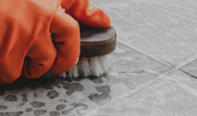 Photo tile & grout cleaning